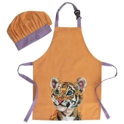 Maxwell And Williams Marini Ferlazzo Wild Planet Kids Apron & Hat Set Tiger
