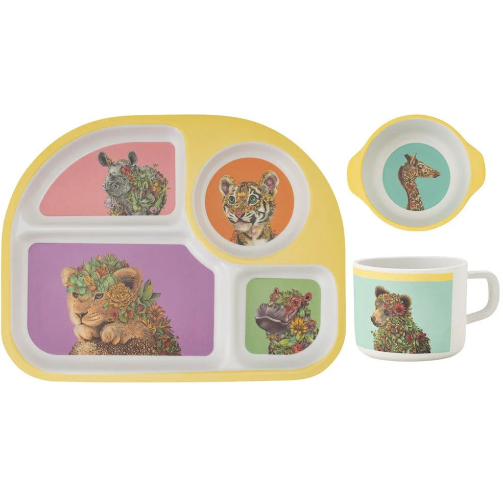 Maxwell And Williams Marini Ferlazzo Wild Planet Childrens Bamboo 3pc Dinner Set Yellow Gift Boxed 3 Maxwell And Williams Marini Ferlazzo Wild Planet Childrens Bamboo 3pc Dinner Set Yellow Gift Boxed