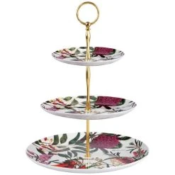 Maxwell And Williams Royal Botanic Gardens Australian Botanics 3 Tiered Cake Stand Gift Boxed