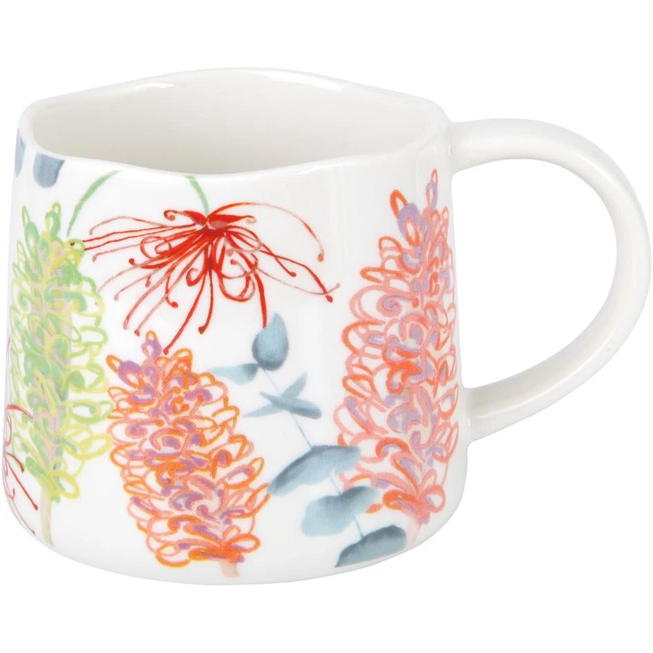 Maxwell And Williams Royal Botanic Gardens Native Blooms Mug 350ML Grevillea 3 Maxwell And Williams Royal Botanic Gardens Native Blooms Mug 350ML Grevillea