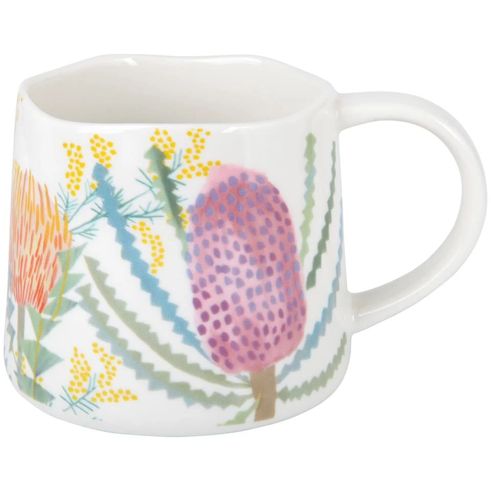 Maxwell And Williams Royal Botanic Gardens Native Blooms Mug 350ML Banksia 3 Maxwell And Williams Royal Botanic Gardens Native Blooms Mug 350ML Banksia