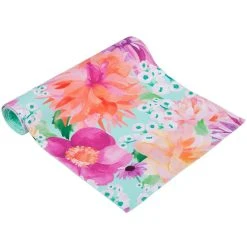 Maxwell And Williams Teas And Cs Dahlia Daze Cotton Runner 150x33cm Sky