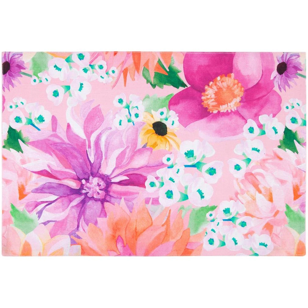 Maxwell And Williams Teas And Cs Dahlia Daze Cotton Placemat 45x30cm Pink 3 Maxwell And Williams Teas And Cs Dahlia Daze Cotton Placemat 45x30cm Pink