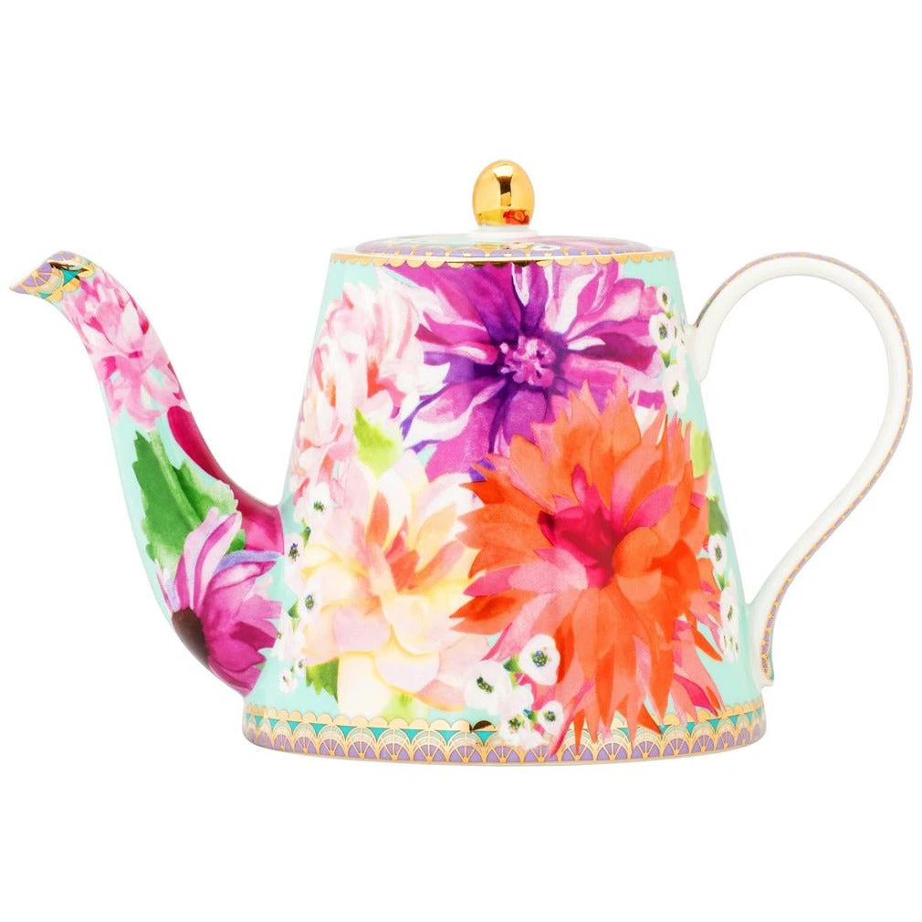 Maxwell And Williams Teas And Cs Dahlia Daze Teapot With Infuser 500ML Sky Gift Boxed 3 Maxwell And Williams Teas And Cs Dahlia Daze Teapot With Infuser 500ML Sky Gift Boxed