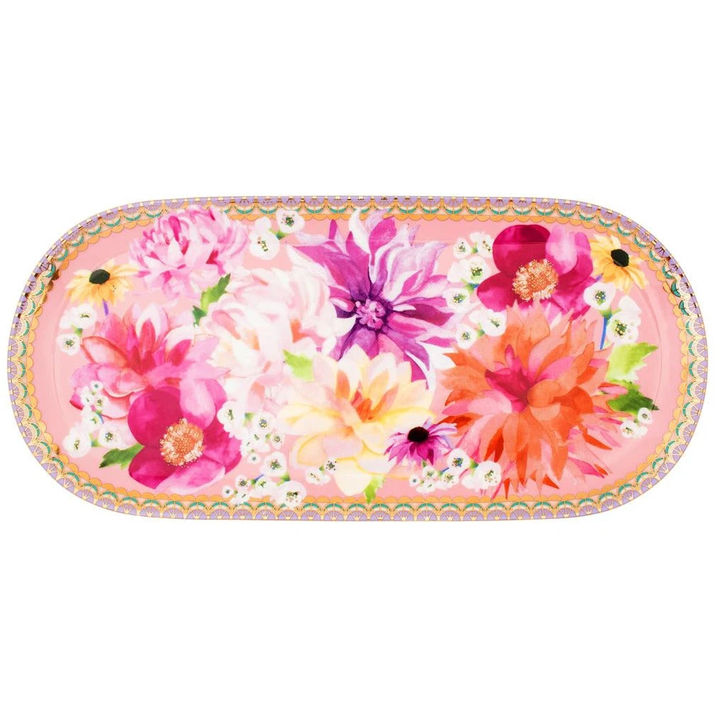 Maxwell And Williams Teas And Cs Dahlia Daze Platter 25x12cm Pink Gift Boxed 3 Maxwell And Williams Teas And Cs Dahlia Daze Platter 25x12cm Pink Gift Boxed