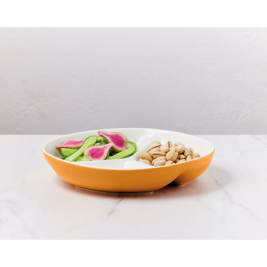 Maxwell And Williams Mezze Divided Platter 23cm Ochre Gift Boxed 4 Maxwell And Williams Mezze Divided Platter 23cm Ochre Gift Boxed - Image 2