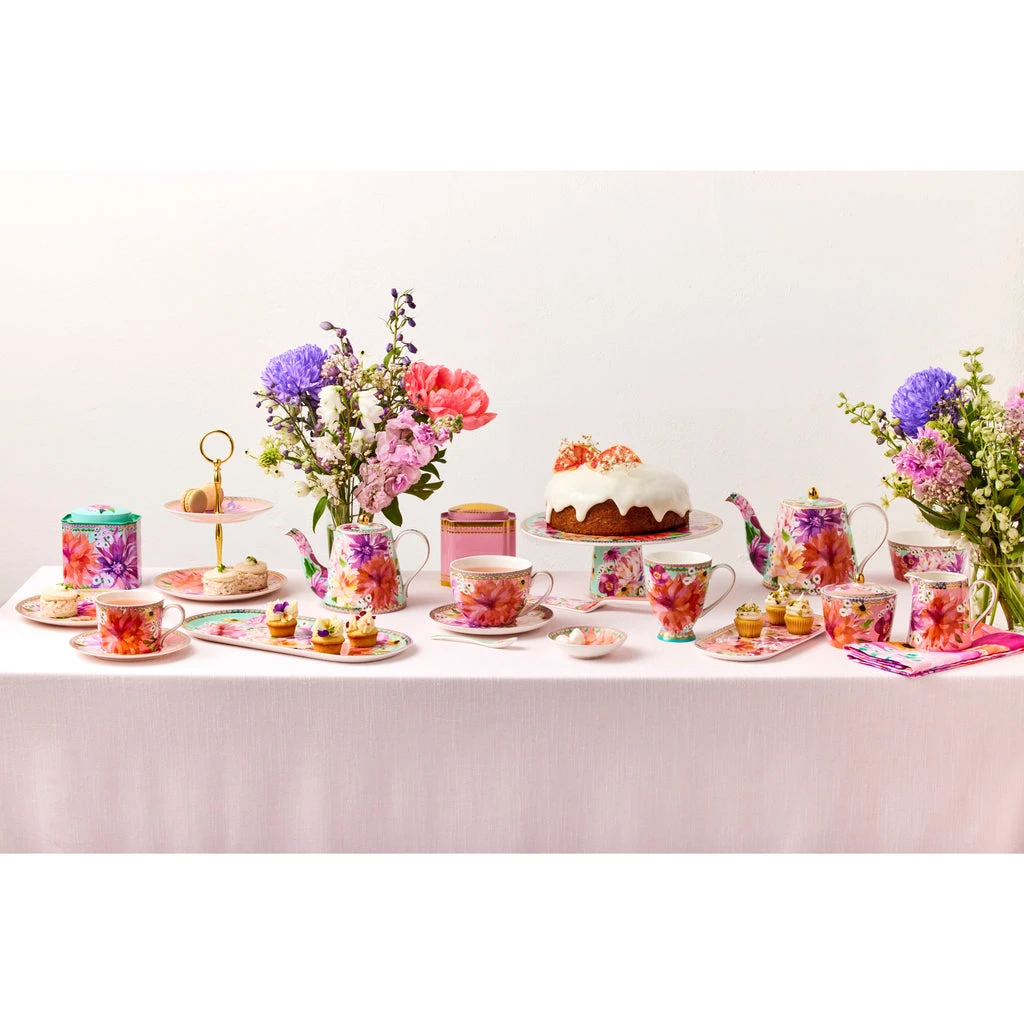 Maxwell And Williams Teas And Cs Dahlia Daze Tea For One With Infuser 340ML Sky Gift Boxed 4 Maxwell And Williams Teas And Cs Dahlia Daze Tea For One With Infuser 340ML Sky Gift Boxed - Image 2