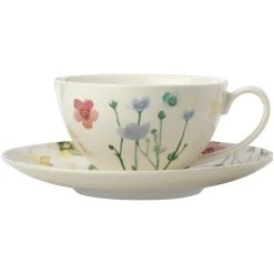 Maxwell And Williams Wildwood Coupe Breakfast Cup & Saucer 400ml