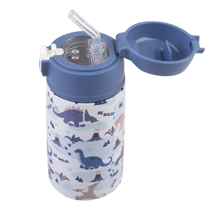Oasis Kids Drink Bottle With Sipper 400ml Dinosaur Land 6 Oasis Kids Drink Bottle With Sipper 400ml Dinosaur Land - Image 4