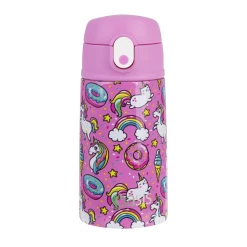 Oasis Kids Drink Bottle With Sipper 400ml Unicorns