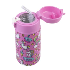 Alternative view of Oasis Kids Drink Bottle With Sipper 400ml Unicorns
