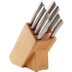 SCANPAN Classic Steel 9 Piece Knife Block
