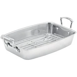 SCANPAN Impact Roaster With Rack - 44.5cm X 26cm