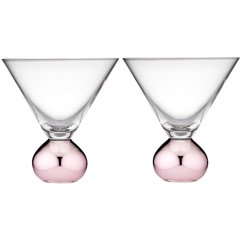 TEMPA Astrid Rose Set Of 2 Martini Glass 3 TEMPA Astrid Rose Set Of 2 Martini Glass