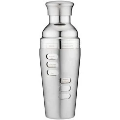 TEMPA Aurora Recipe Silver Cocktail Shaker