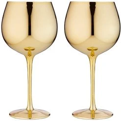 TEMPA Aurora Gold Set Of 2 Gin Glass