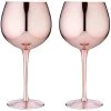 TEMPA Aurora Rose Set Of 2 Gin Glass -Glasshouse Fragrances shop Tempa Aurora Glassware Matchbox 896939 Aurora Gin2pk Rose2 1024x1024