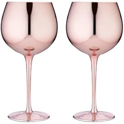 TEMPA Aurora Rose Set Of 2 Gin Glass