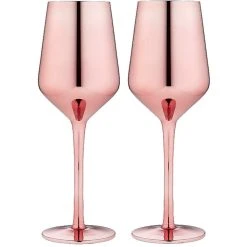 TEMPA Aurora Rose Set Of 2 Wine Glass