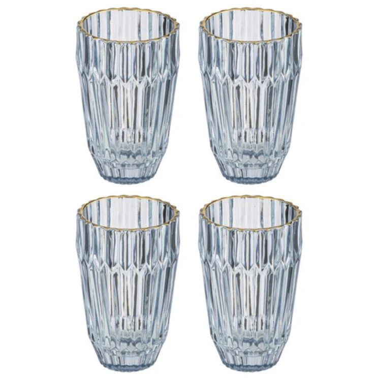 TEMPA Amara Blue 4pk Highball Tumbler 3 TEMPA Amara Blue 4pk Highball Tumbler