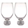 TEMPA Kiara Silver 2pk Wine Glass -Glasshouse Fragrances shop Tempa Kiara Christmas Glassware Matchbox 897343KiaraSilver2pkWineGlass HR 1024x1024