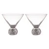 TEMPA Kiara Silver 2pk Martini Glass
