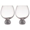 TEMPA Kiara Silver 2pk Gin Glass