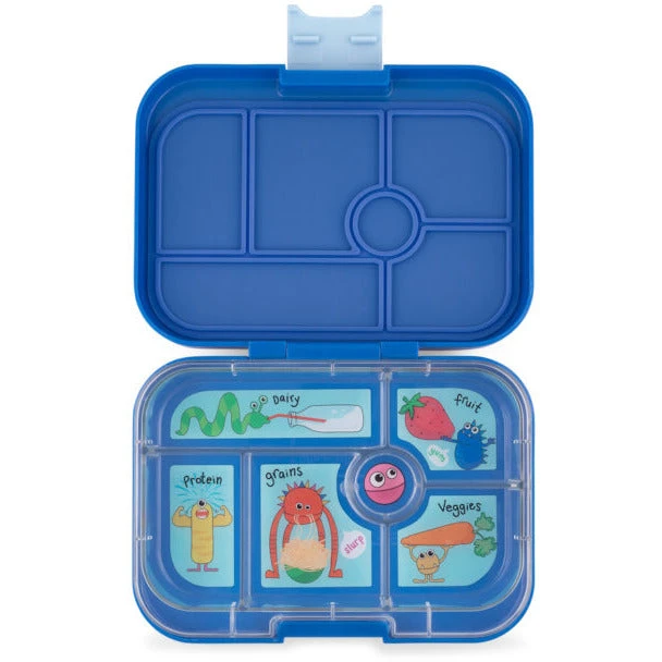 Yumbox Original 6 Compartment Bento Style Lunch Box - True Blue 3 Yumbox Original 6 Compartment Bento Style Lunch Box - True Blue