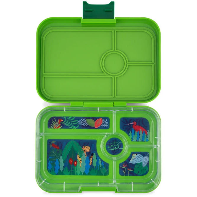 Yumbox Tapas 5 Compartment Bento Style Lunch Box - Go Green 3 Yumbox Tapas 5 Compartment Bento Style Lunch Box - Go Green