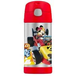 Thermos 355ml FUNtainer Vacuum Insulated Drink Bottle Disney Mickey Mouse